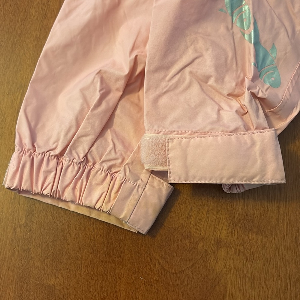 REI Rain Jacket & Rain Pants Set - Pink with Fish Details Size 3T - Picture 11 of 12